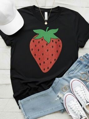 Glittery Strawberry Shirt